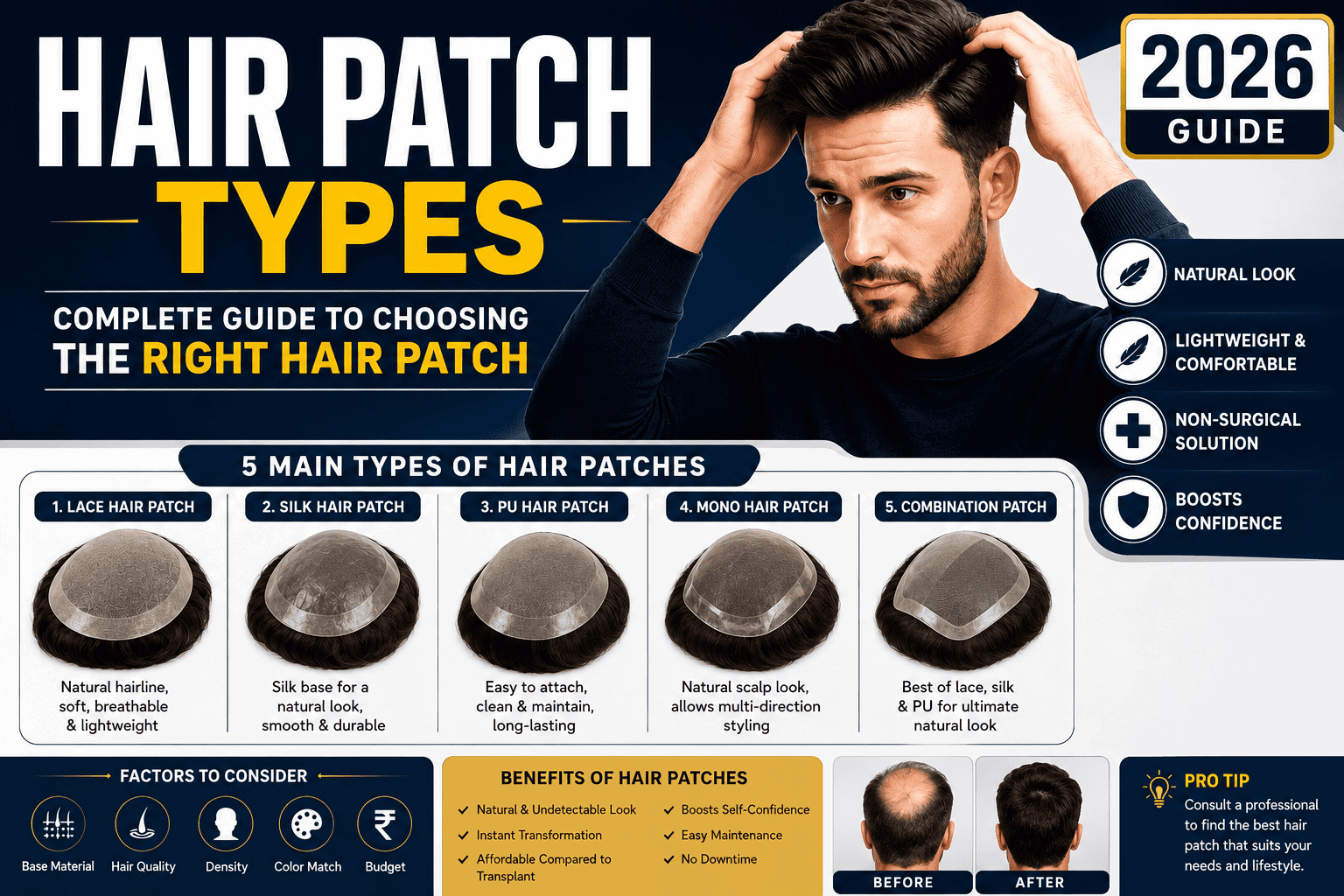 hair patch types